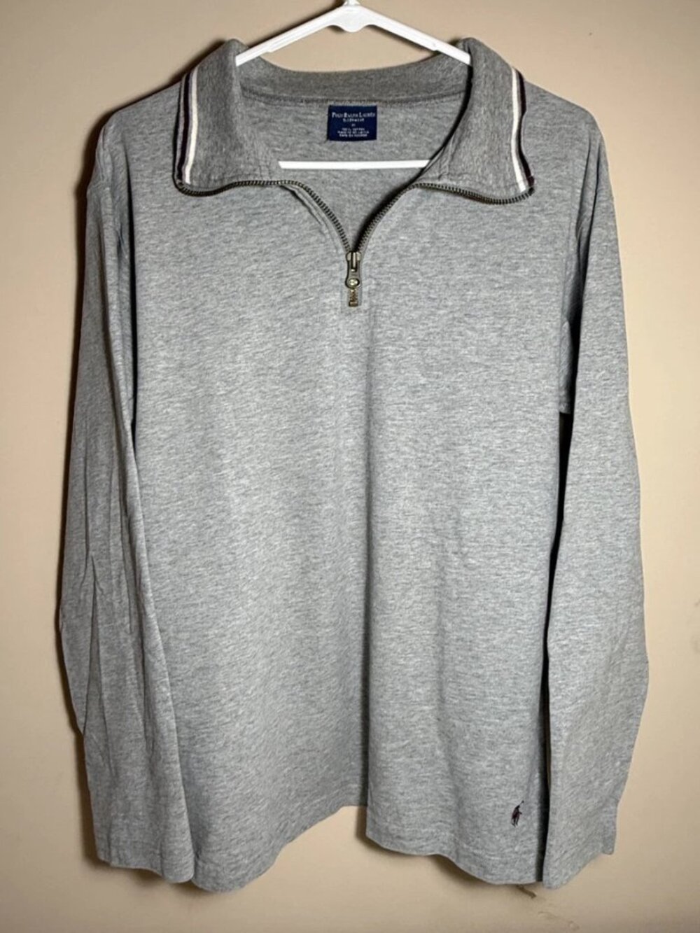 Polo Ralph Lauren Mens Sleepwear M 100% Cotton Relax Soft Lounge Long Sleeve